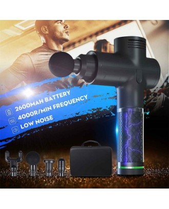 Tissue Massage Gun Muscle Massager Muscle Pain Management after Training Exercising Body Relaxation 