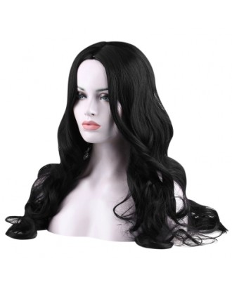 Long Middle Part Fluffy Loose Wave Synthetic Wig